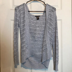 Blush & Bloom Kids Hoodie Sweater Grey Size Large